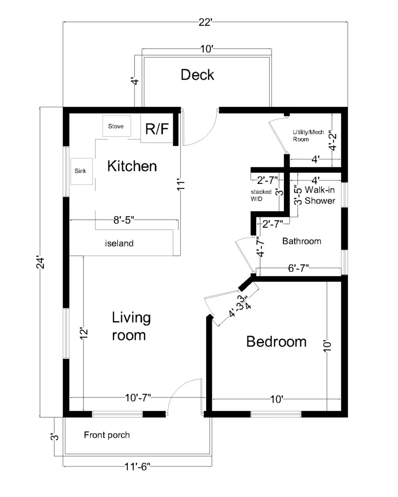 500-sqft-1bedroom-plan-dimensions